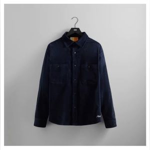 Kith Velour Tweed Apollo Shirt - Nocturnal - S